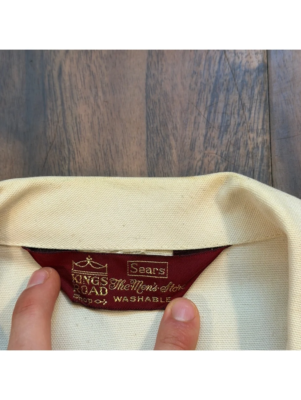 True Vintage 70s Sears Kings Road Safari Jacket Es Devs Spes Nostra Buttons